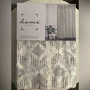 Home Focus Shower Curtain – Stylish & Modern Bathroom